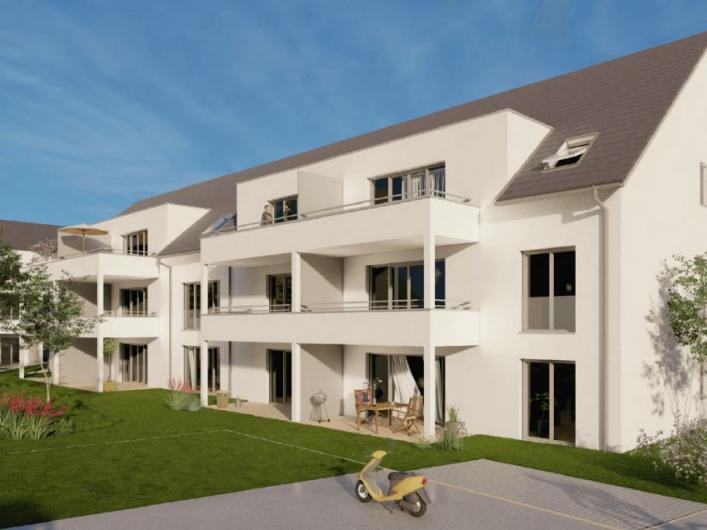 Moderne 4-Zimmer-Wohnung in zentraler Lage mit großem Gartenanteil